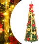 Albero di Natale Artificiale Pop-up con 150 LED Verde 180 cm