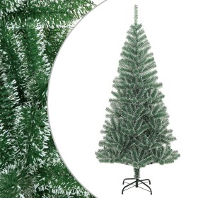 Albero di Natale Artificiale con Neve Fioccata Verde 240 cm