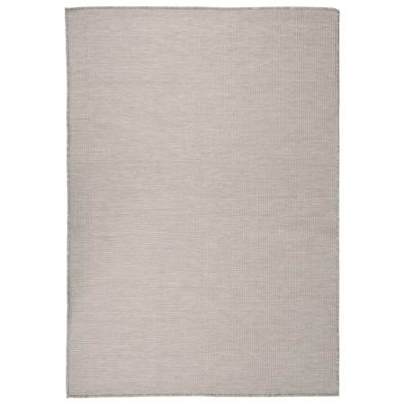 Tappeto da Esterni a Tessitura Piatta 160x230 cm Tortora