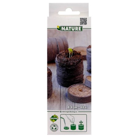 Nature Tavolette Torba 48 pz Dia. 4 cm