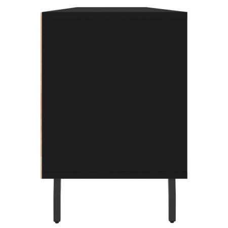 Mobile Porta TV Nero 150x30x44,5 cm in Legno Multistrato