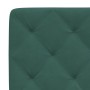 Letto con Materasso Verde Scuro 120x200 cm in Velluto