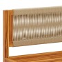 Set Divano da Giardino 7 pz con Cuscini Legno Massello Acacia