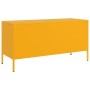 Mobile TV Giallo 100,5x39x50,5 cm in Acciaio Laminato a Freddo