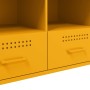 Mobile TV Giallo 100,5x39x50,5 cm in Acciaio Laminato a Freddo