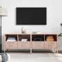 Mobili TV 2 pz Rosa 68x39x50,5 cm in Acciaio Laminato a Freddo