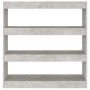 Libreria/Divisorio Grigio Cemento 100x30x103 cm
