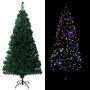 Albero Natale Artificiale con Supporto 120 cm in Fibra Ottica