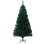 Albero Natale Artificiale con Supporto 120 cm in Fibra Ottica