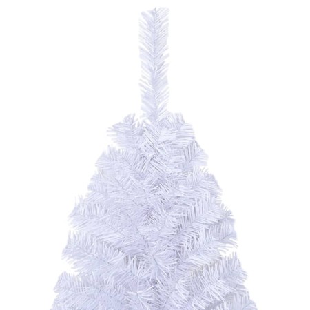 Albero di Natale Artificiale con Rami Spessi Bianco 180 cm PVC