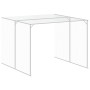 Casetta Cani Corsa Grigio Chiaro 214x865x181 cm Acciaio Zincato