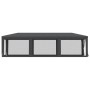 Tenda per Feste con 8 Pareti in Rete Antracite 3x9 m in HDPE