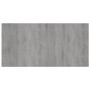 Testiera Letto con Comodini in Legno Multistrato Grigio Sonoma