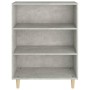 Credenza Grigio Cemento 69,5x32,5x90 cm in Legno Multistrato