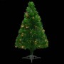 Albero di Natale Artificiale in Fibra Ottica 64 cm Verde