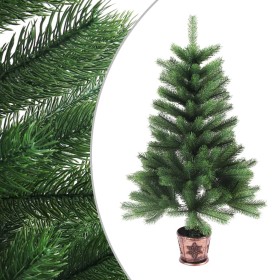 Albero di Natale Artificiale Realistico con Punte 65 cm Verde