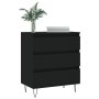 Credenza Nero 60x35x70 cm in Legno Multistrato