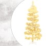 Albero di Natale Preilluminato con Vaso Bianco 180 cm in PVC