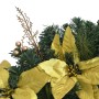 Ghirlanda di Natale con Lucine LED Verde 60 cm in PVC