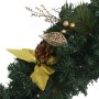 Ghirlanda di Natale con Lucine LED Verde 60 cm in PVC
