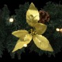 Ghirlanda di Natale con Lucine LED Verde 60 cm in PVC