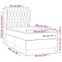 Giroletto a Molle con Materasso Tortora 90x200 cm inTessuto
