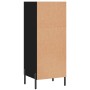 Credenza Nera 34,5x32,5x90 cm in Legno Multistrato