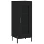 Credenza Nero 34,5x34x90 cm in Legno Multistrato