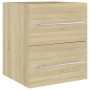 Mobile Lavabo Rovere Sonoma 41x38,5x48 cm in Legno Multistrato