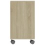 Tavolino da Salotto Rovere Sonoma 70x35x55 cm Legno Multistrato