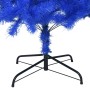 Albero di Natale Artificiale con Base Blu 240 cm PVC