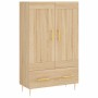 Credenza Rovere Sonoma 69,5x31x115 cm in Legno Multistrato