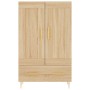 Credenza Rovere Sonoma 69,5x31x115 cm in Legno Multistrato