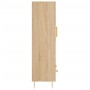 Credenza Rovere Sonoma 69,5x31x115 cm in Legno Multistrato