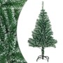 Albero di Natale Artificiale con Neve Fioccata Verde 150 cm