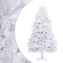 Albero di Natale Artificiale Incernierato con Base Bianco 300cm