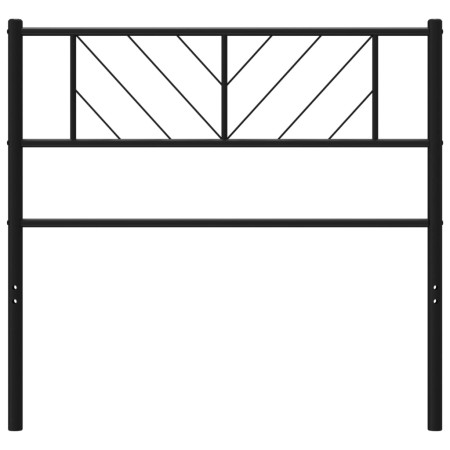 Testiera in Metallo Nero 107 cm