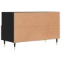 Mobile Porta TV Nero 80x36x50 cm in Legno Multistrato