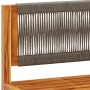 Set Divano Giardino 9 pz con Cuscini Legno Massello di Acacia