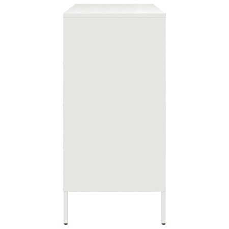 Credenza Bianca 68x39x79 cm in Acciaio