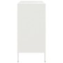 Credenza Bianca 68x39x79 cm in Acciaio