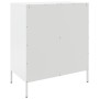 Credenza Bianca 68x39x79 cm in Acciaio