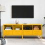 Comodini 2pz Giallo Senape 68x39x50,5cm Acciaio Laminato Freddo