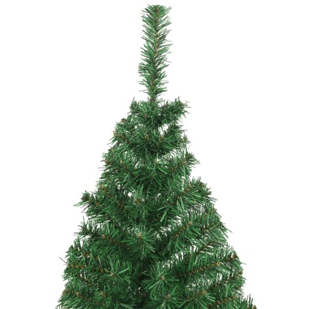 Albero di Natale Artificiale con Rami Spessi Verde 180 cm PVC