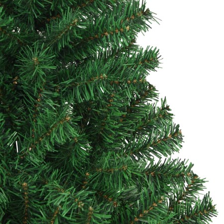 Albero di Natale Artificiale con Rami Spessi Verde 180 cm PVC