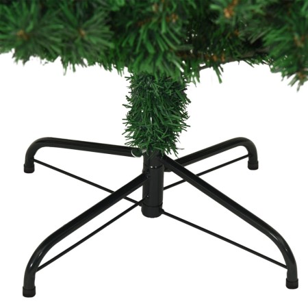 Albero di Natale Artificiale con Rami Spessi Verde 180 cm PVC