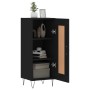 Credenza Nero 34,5x34x90 cm in Legno Multistrato