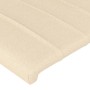 Testiera Crema 100x5x78/88 cm in Tessuto
