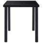 Set Sala da Pranzo 7 pz in Similpelle Nero