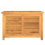 Contenitore Giardino con Borsa 90x50x58cm Legno Massello Teak